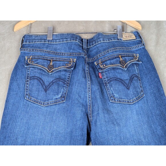 LEVI'S 515 Boot Cut Medium Blue Denim Jeans  14M 155160065 - Picture 4 of 9